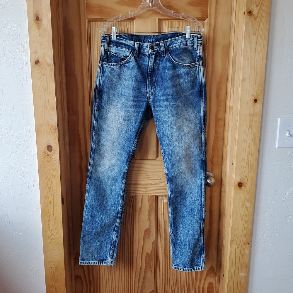 Levi's 505C Acid Wash Jeans 32 x 30 orange tab